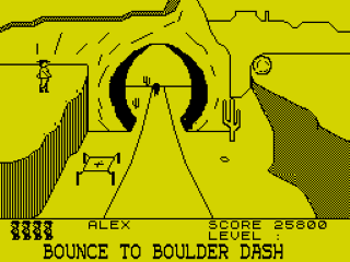 Cliff Hanger screenshot 3 for ZX Spectrum